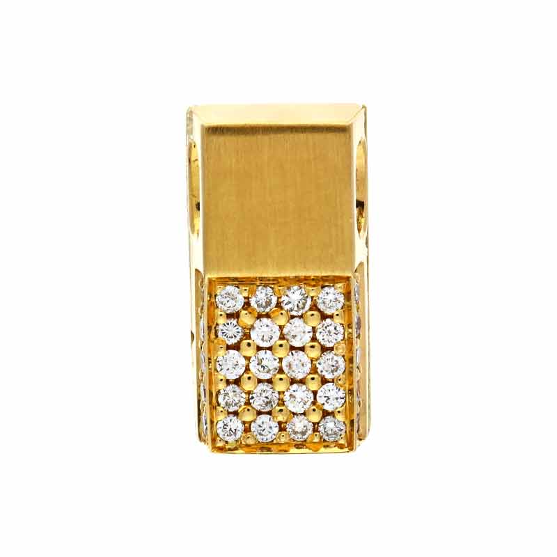 Brillant-Anhänger Gelbgold