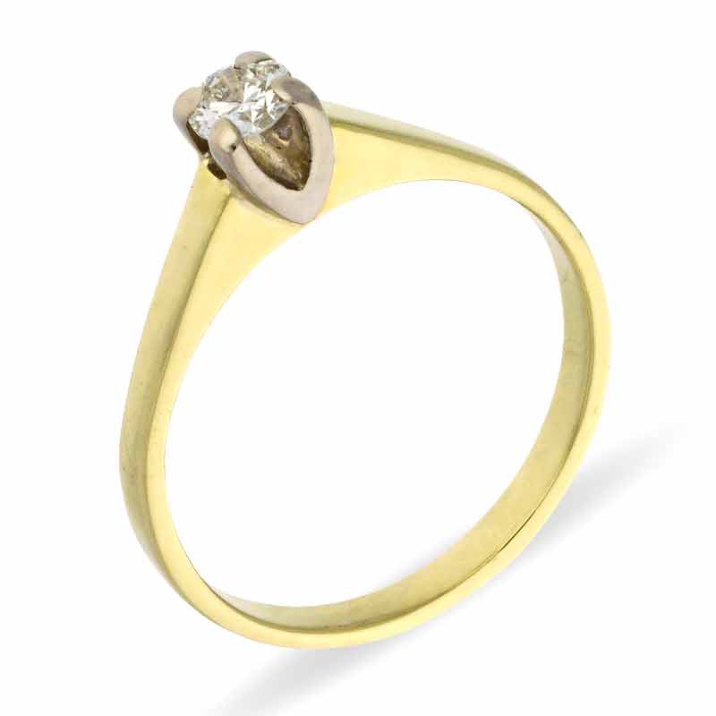 Brillant-Ring Bicolor