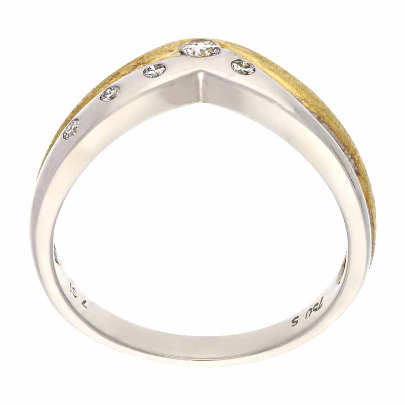 Brillant-Ring Bicolor