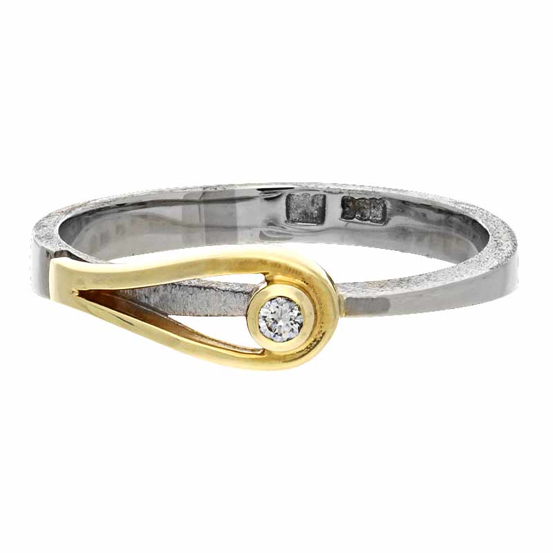 Brillant-Ring Bicolor