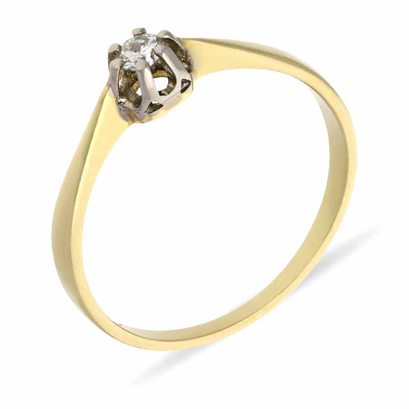 Brillant-Ring Bicolor