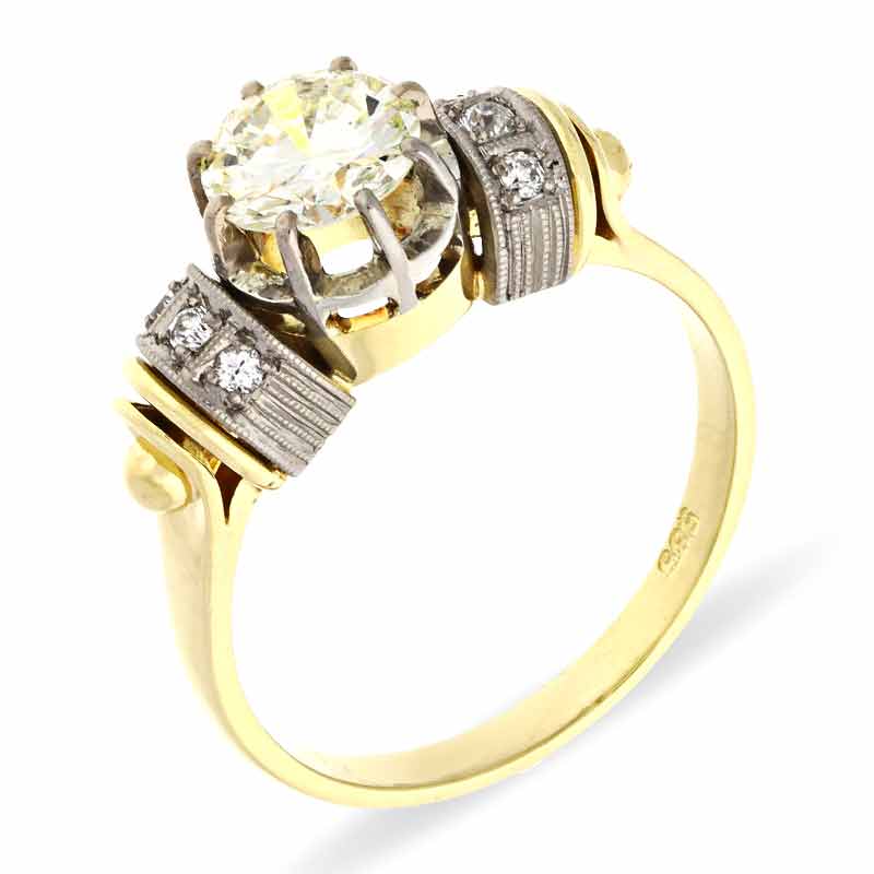 Brillant-Ring Bicolor