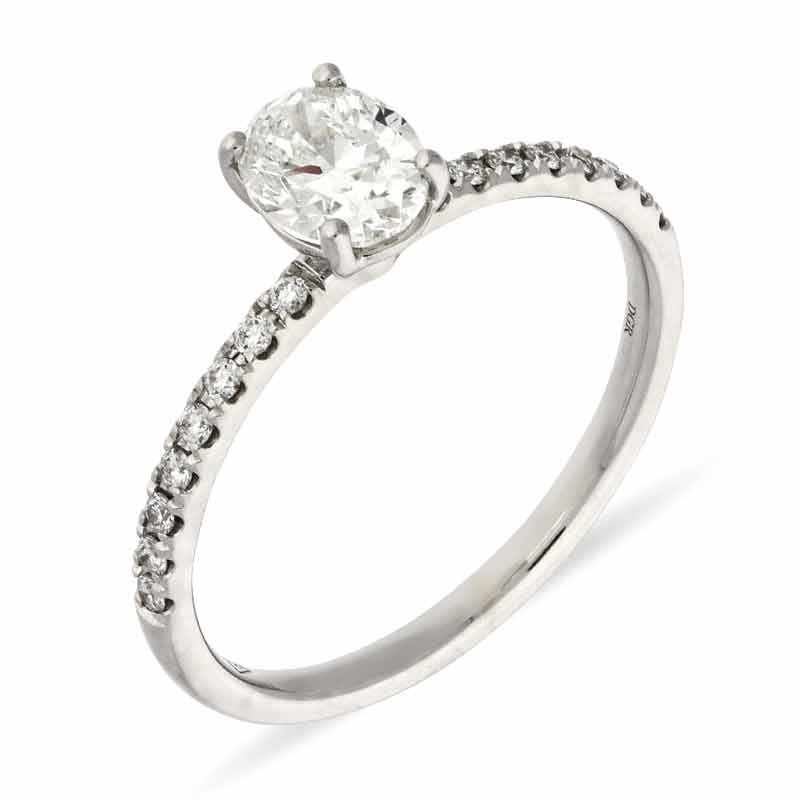 JS Brillant-Ring Weißgold