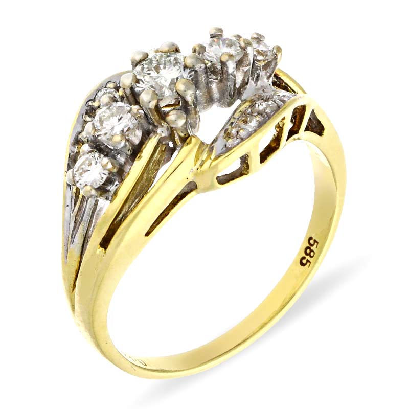 Brillant-Ring Bicolor