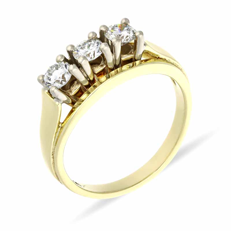 Brillant-Ring Bicolor