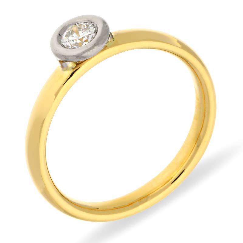 Brillant-Ring Bicolor