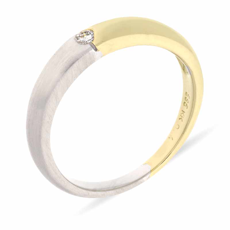 Brillant-Ring Bicolor