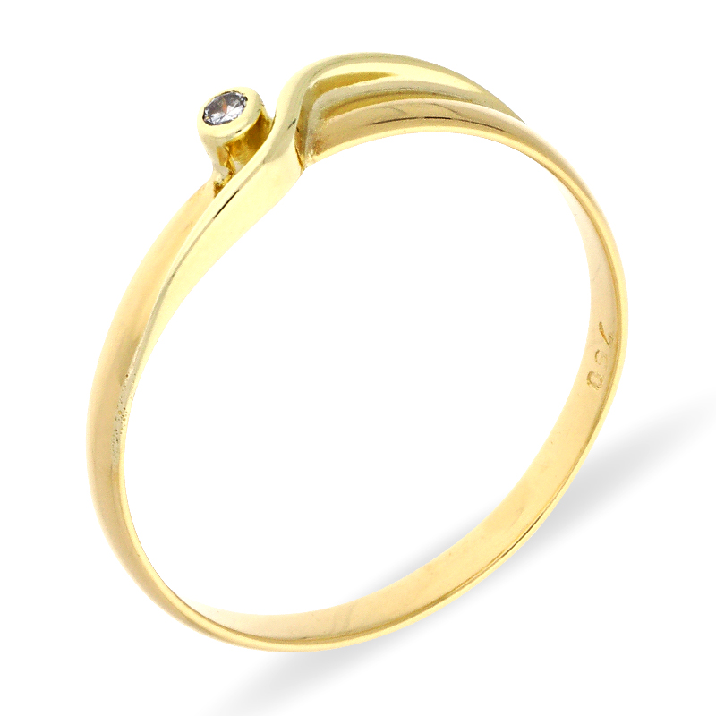 Brillant-Ring Gelbgold