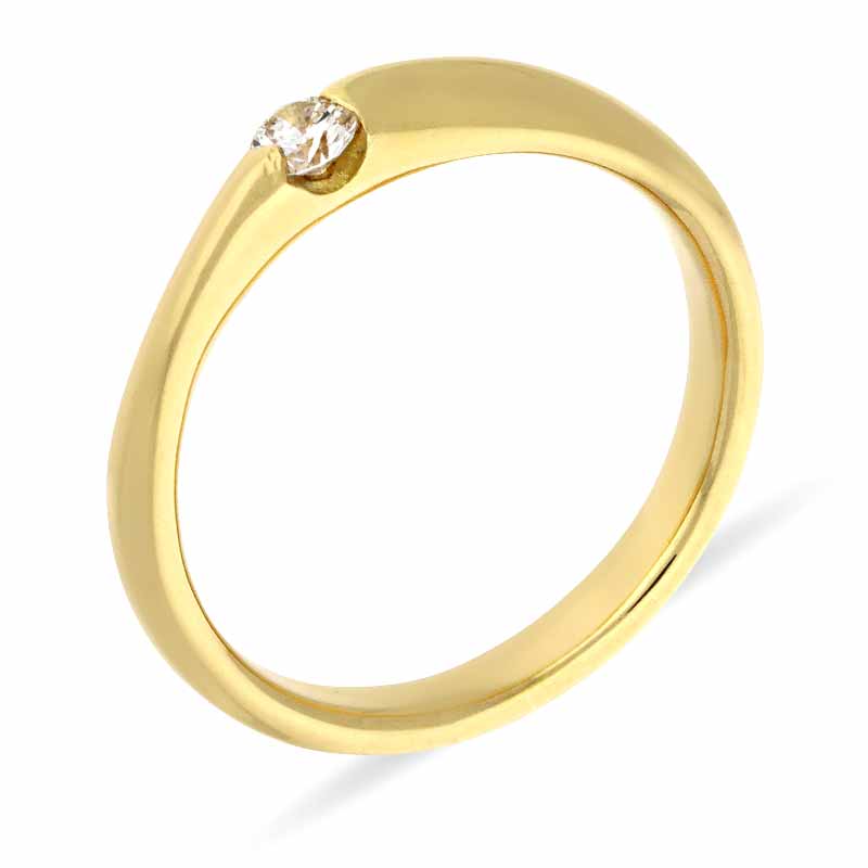 Brillant-Ring Gelbgold