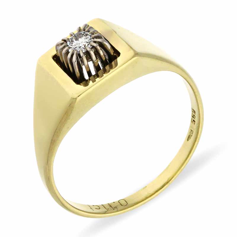 Brillant-Ring Bicolor