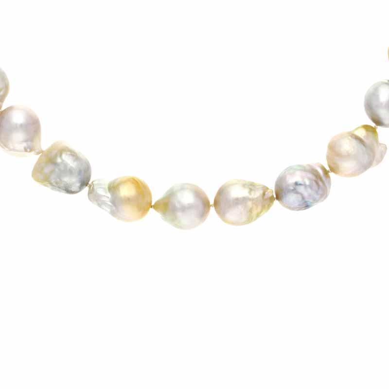 Perl-Kette Gelbgold