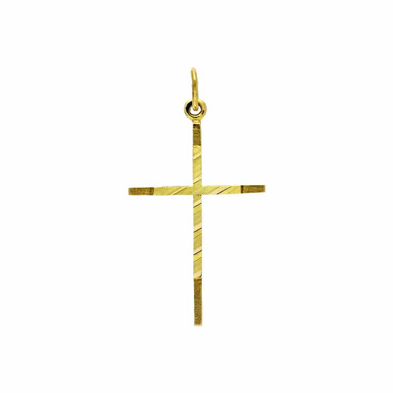 Anhänger 'Kreuz' Gelbgold