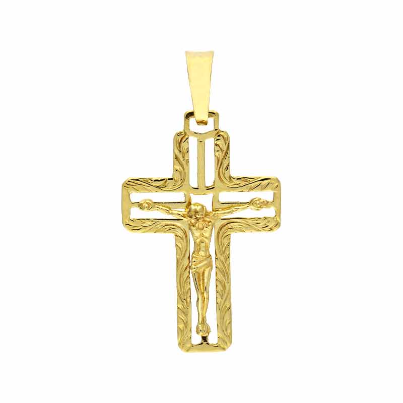 Anhänger 'Kreuz' Gelbgold