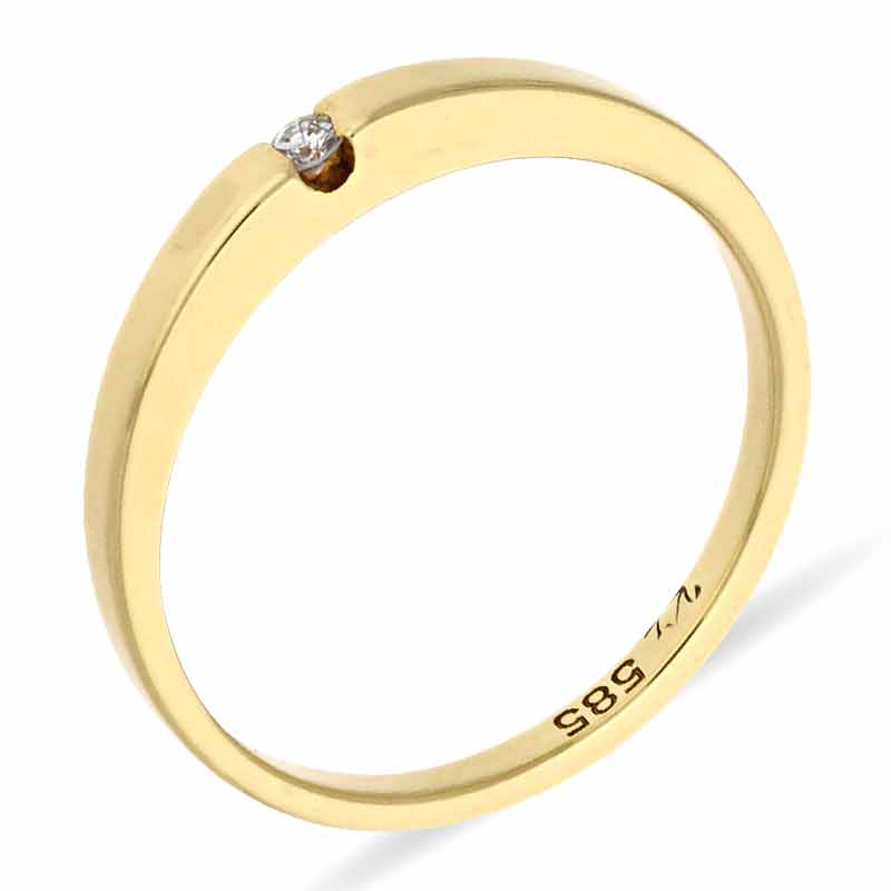 Brillant-Ring Gelbgold