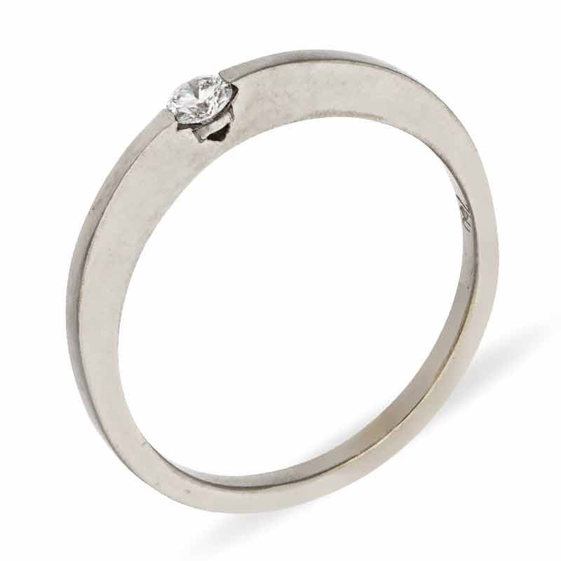 Brillant-Ring Weißgold