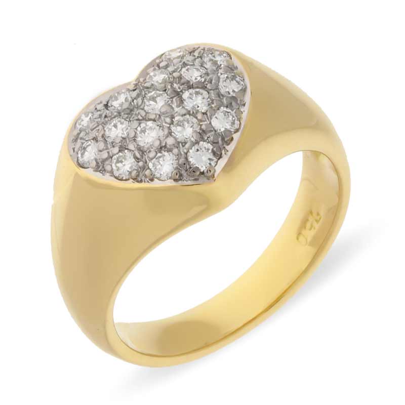 Brillant-Ring Gelbgold