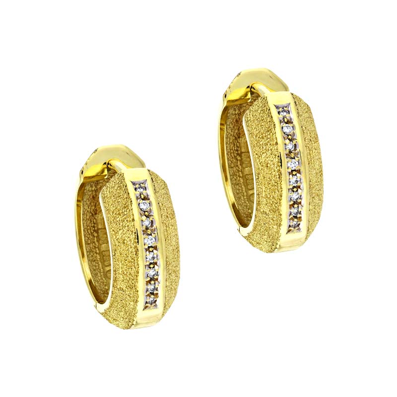 Brillant-Creolen Gelbgold