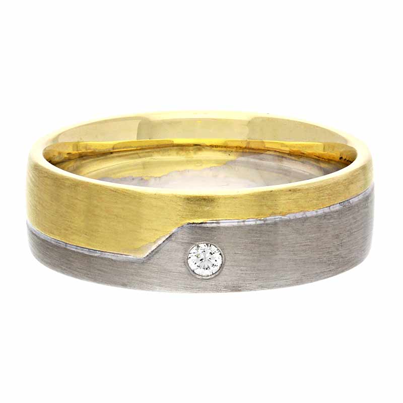 Brillant-Ring Bicolor