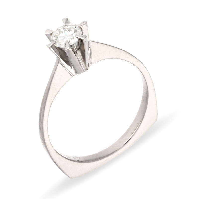 Brillant-Ring Weißgold