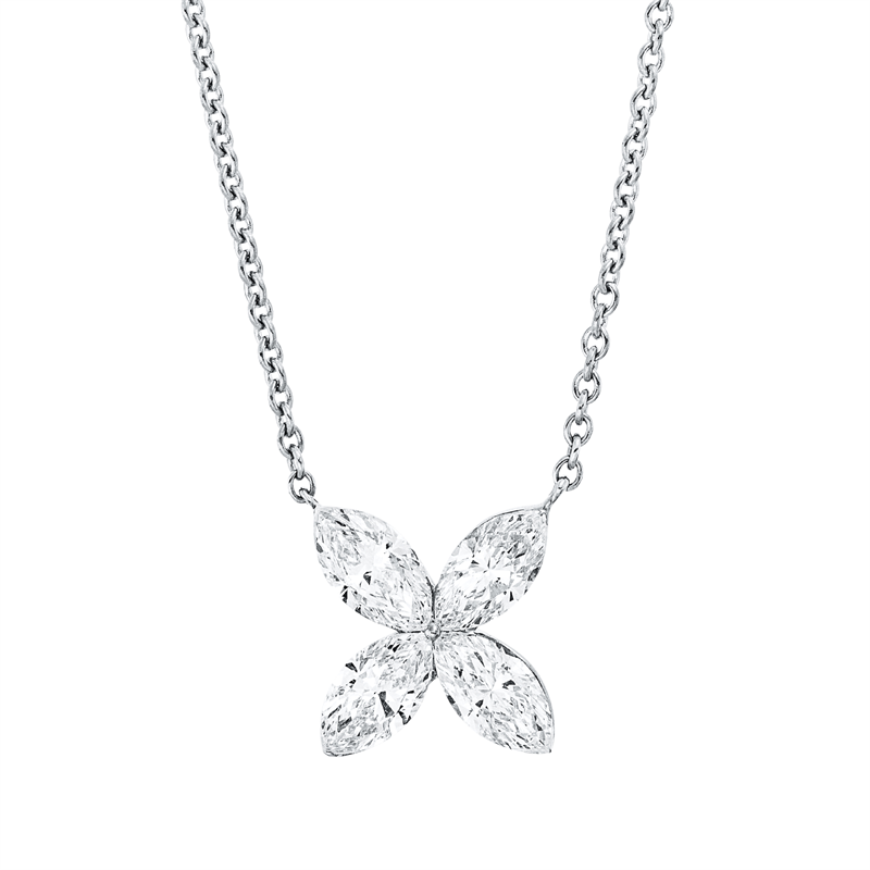 JS Diamant-Collier Weißgold