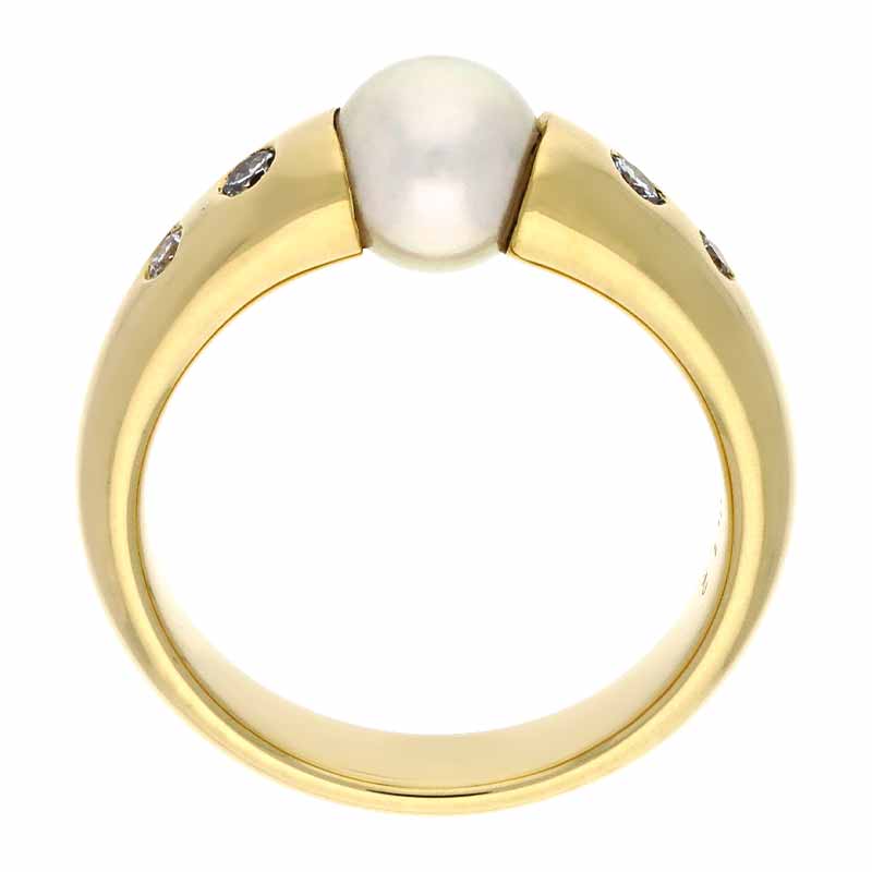 Perl-Ring Gelbgold