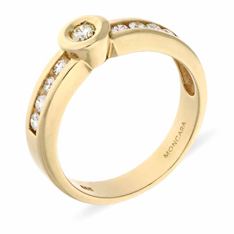 Brillant-Ring Gelbgold