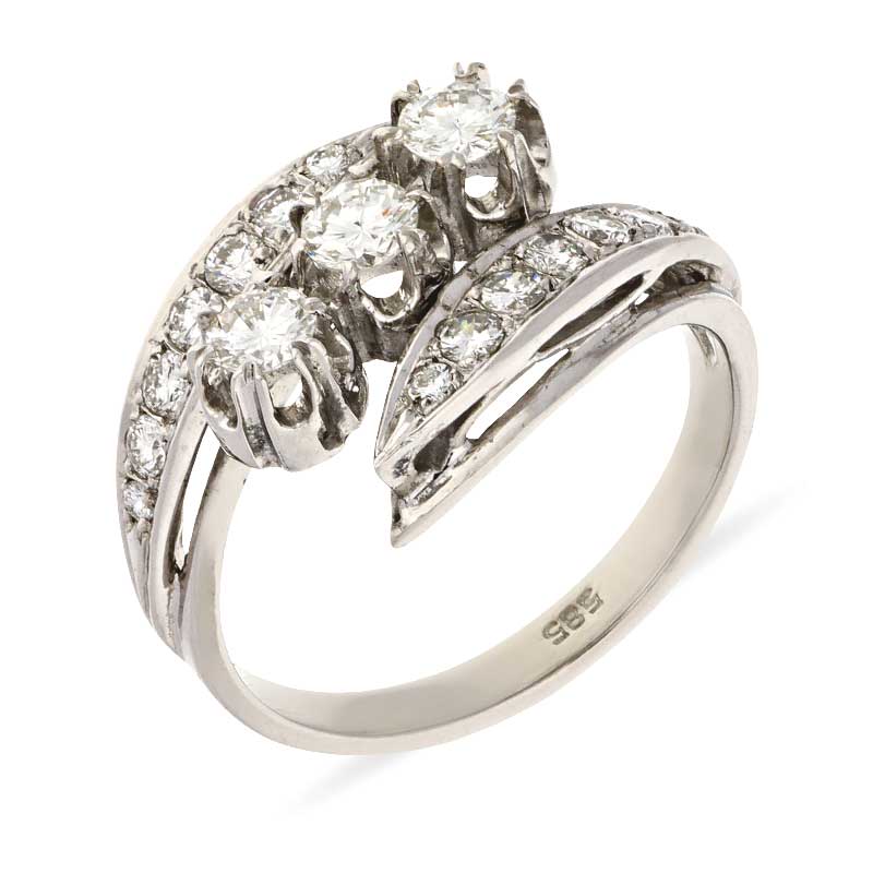 Brillant-Ring Weißgold