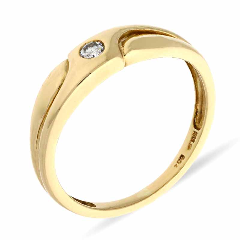 Brillant-Ring Gelbgold