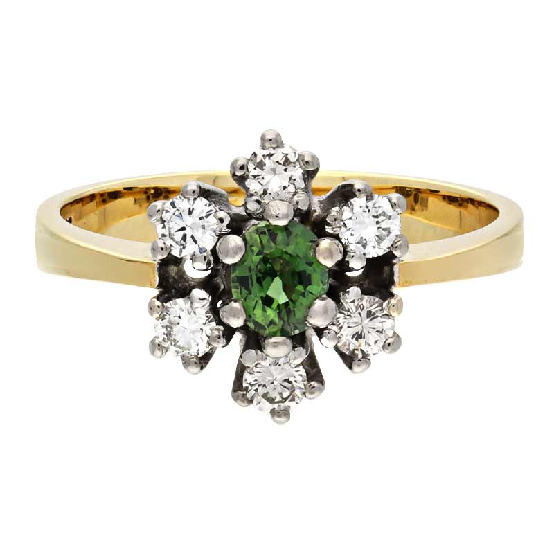 Saphir-Ring Bicolor