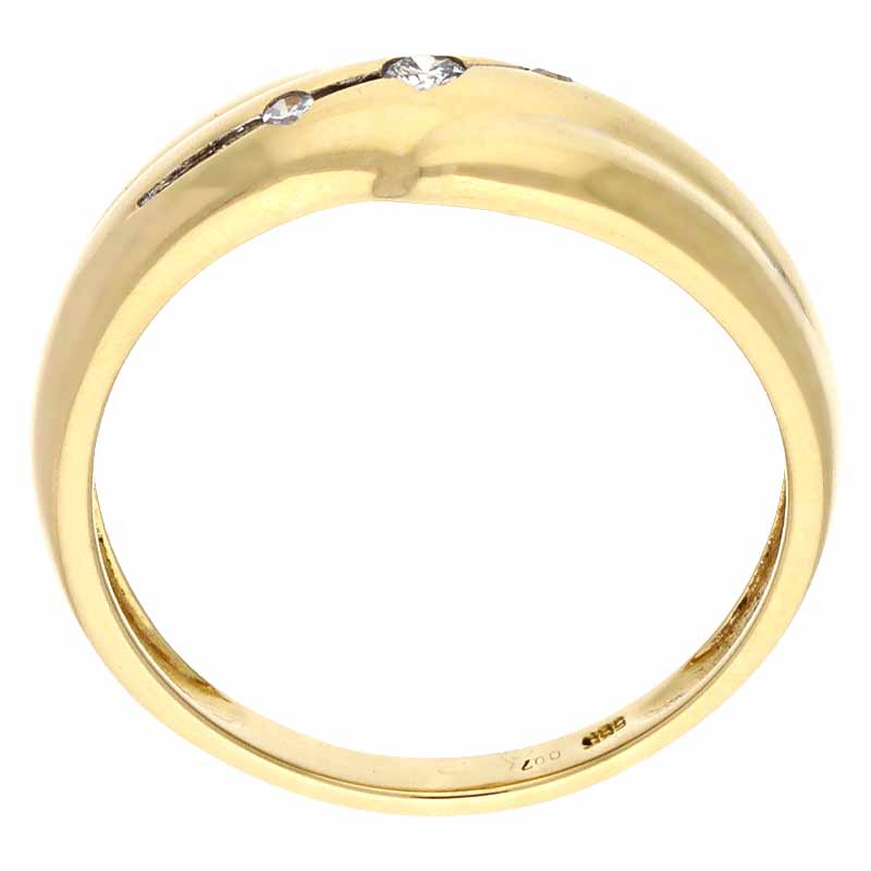 Diamant-Ring Gelbgold
