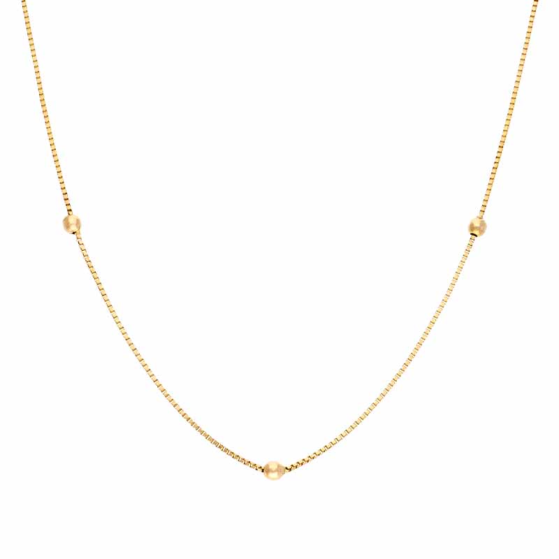 Collier Gelbgold