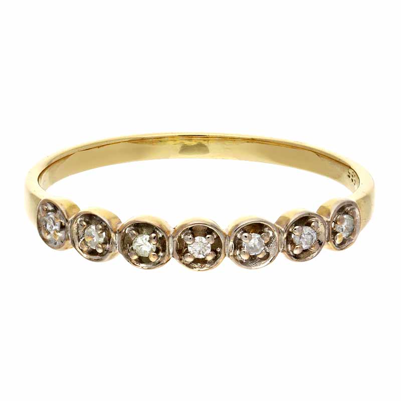 Diamant-Ring Bicolor