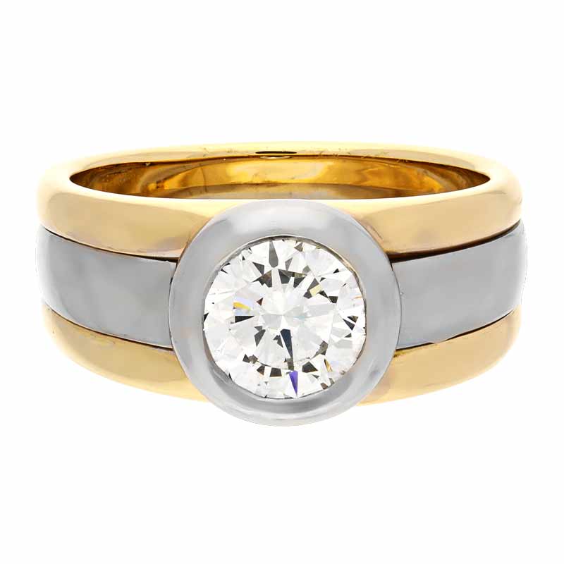 Brillant-Ring Bicolor
