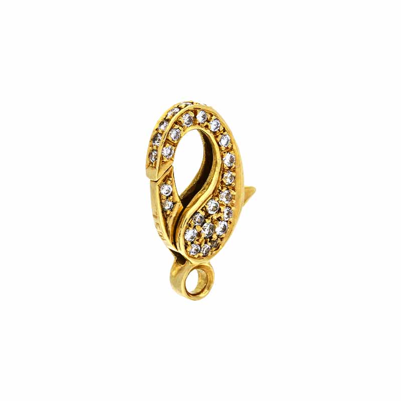 Brillant-Karabiner Gelbgold