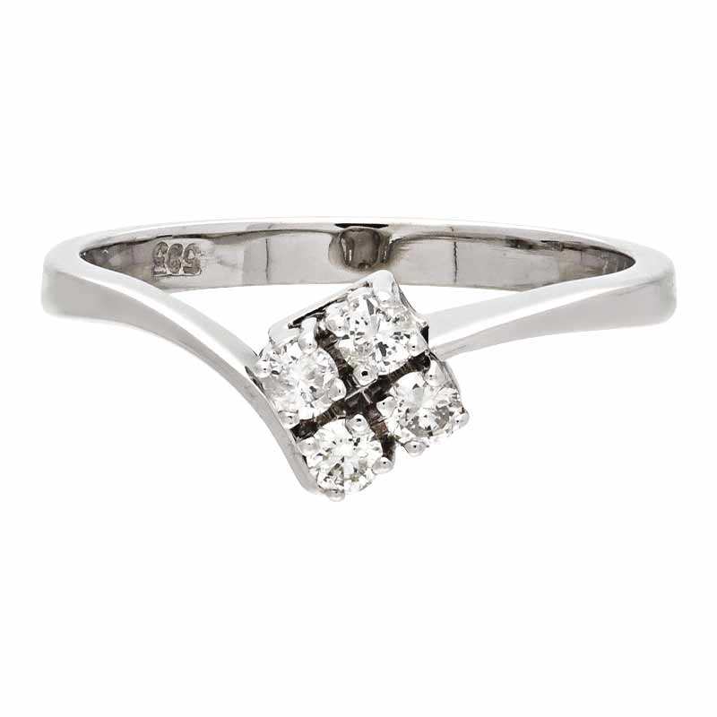 Brillant-Ring Weißgold