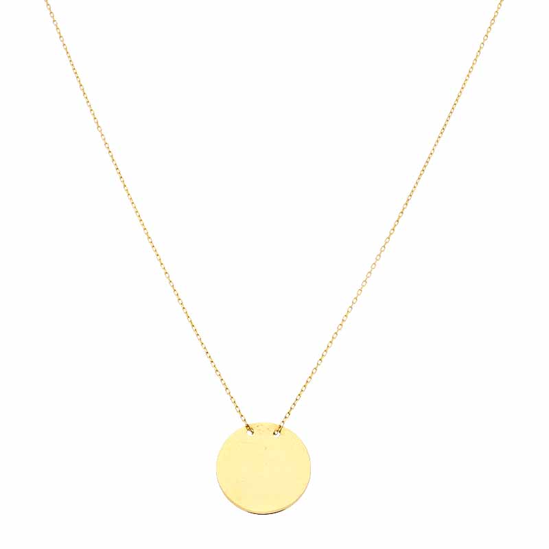 Kette mit Anhänger Gelbgold