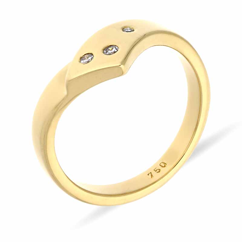 Brillant-Ring Gelbgold