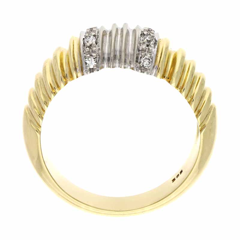 Diamant-Ring Bicolor