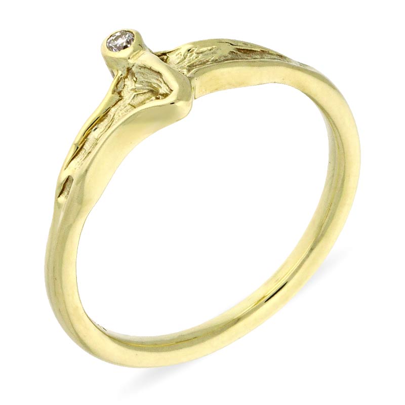Brillant-Ring Gelbgold