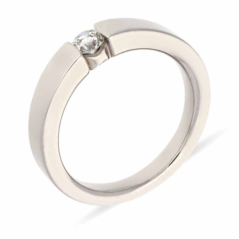 Brillant-Ring Weißgold