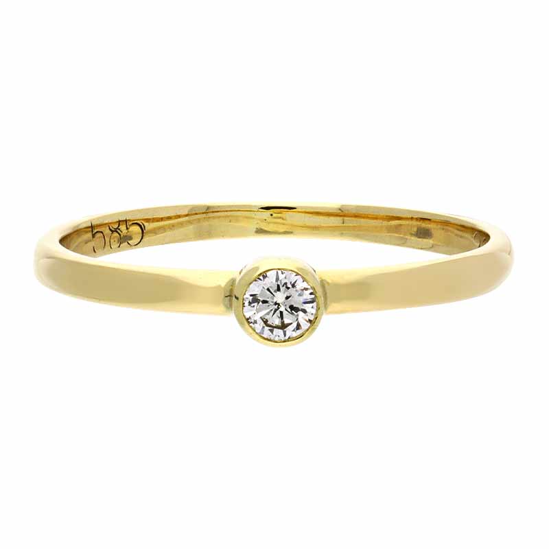 Brillant-Ring Gelbgold