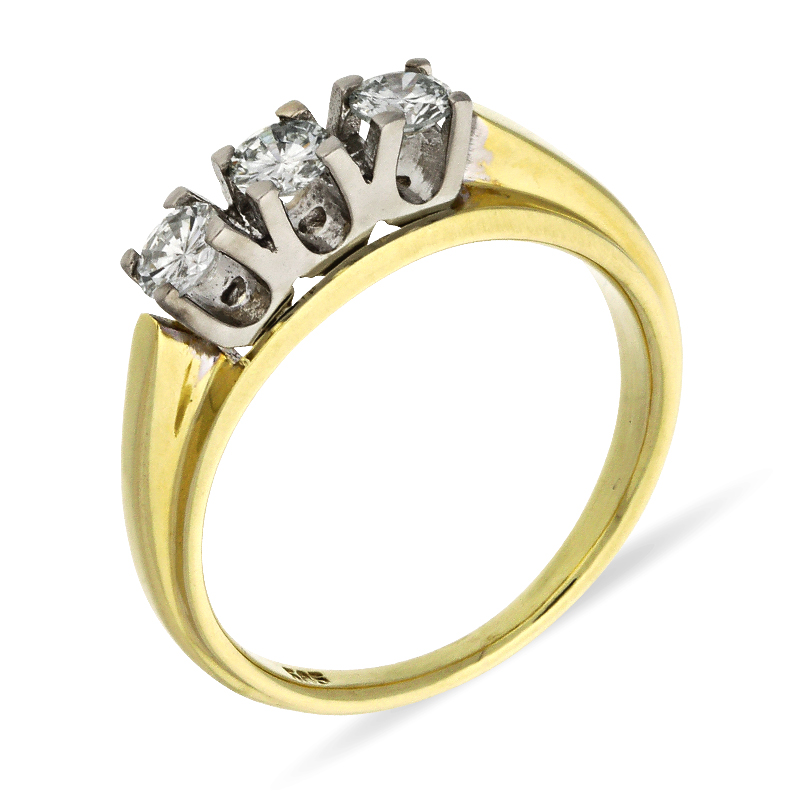 Brillant-Ring Bicolor