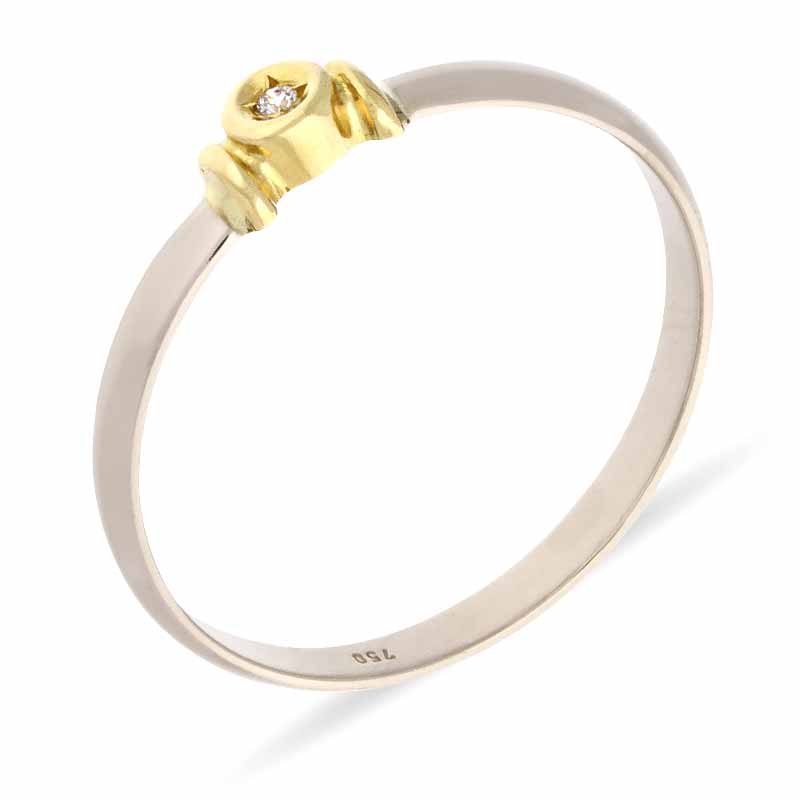 Brillant-Ring Bicolor