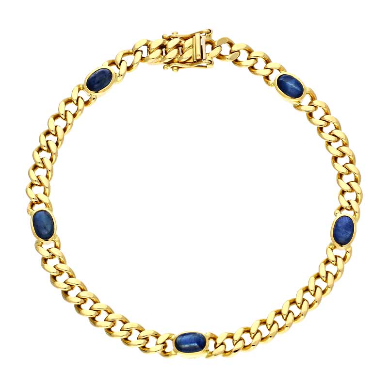 Wempe Saphir-Armband Gelbgold