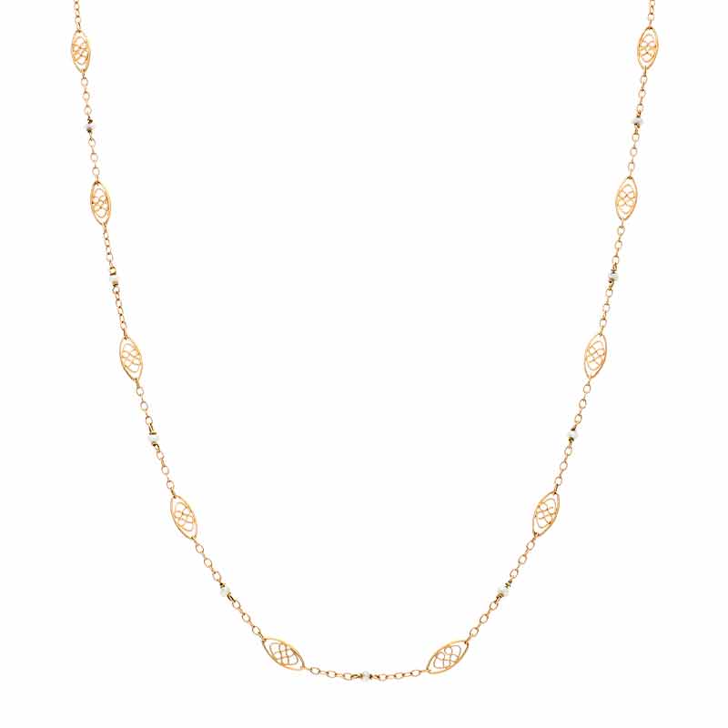 Perl-Collier Roségold