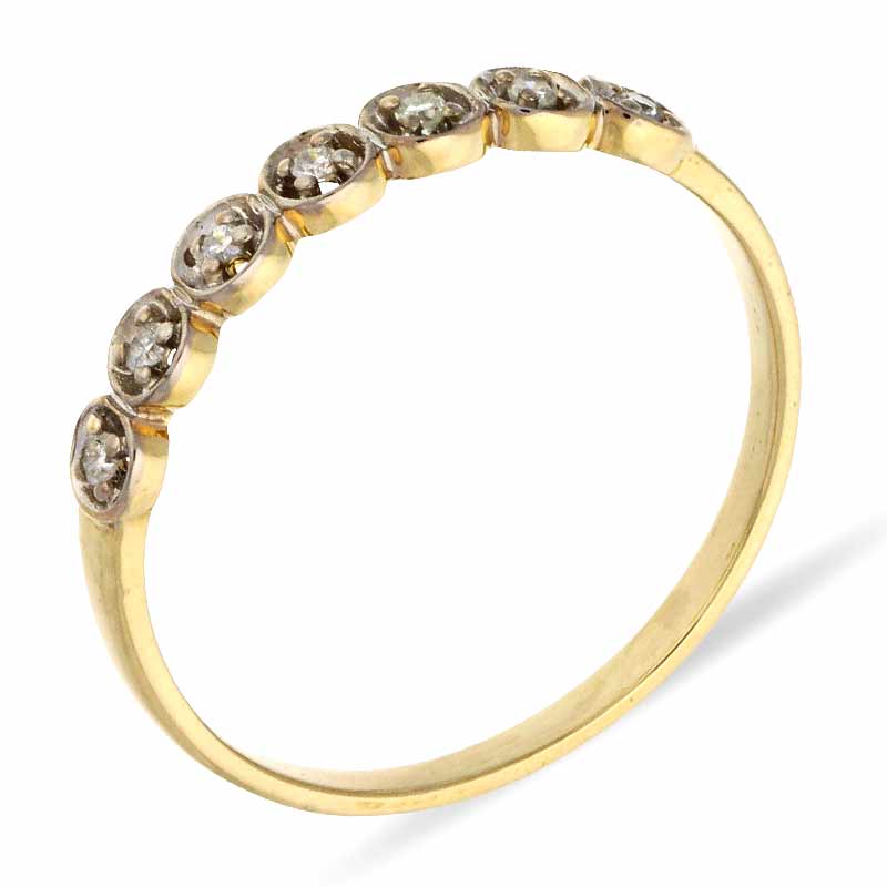 Diamant-Ring Bicolor