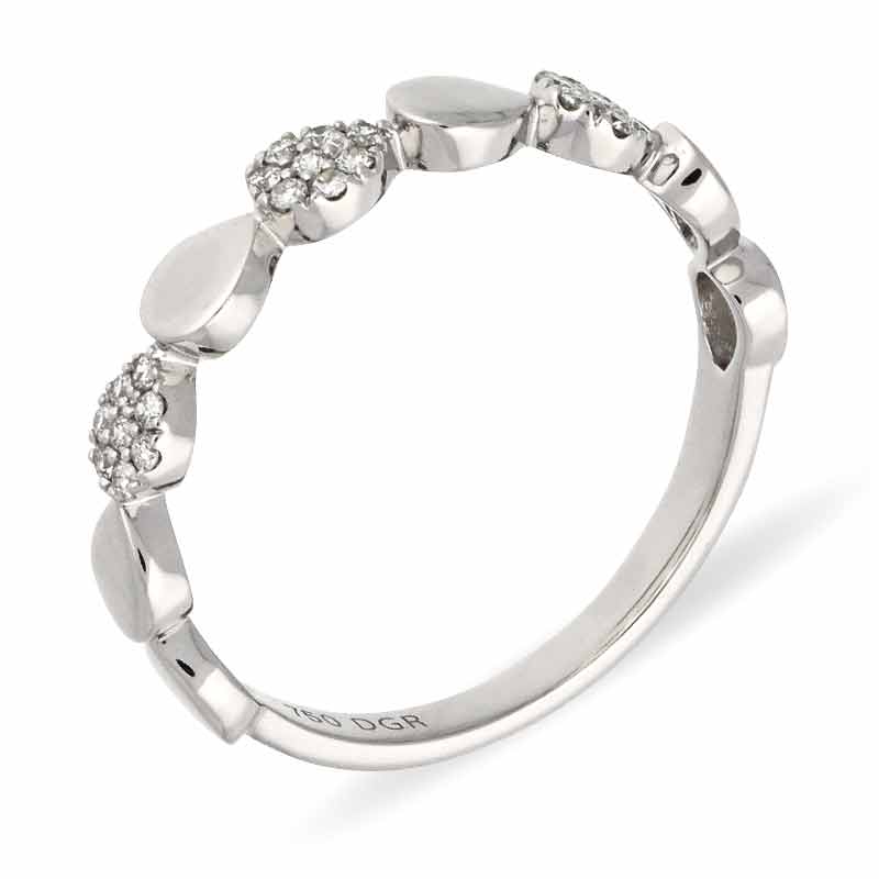 JS Brillant-Ring Weißgold