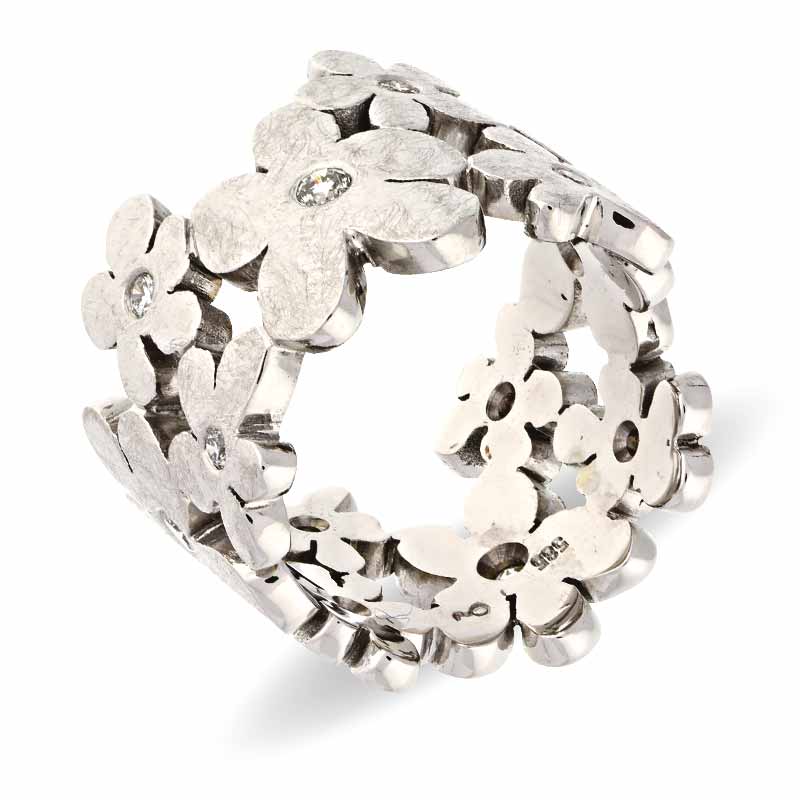 Brillant-Ring Weißgold