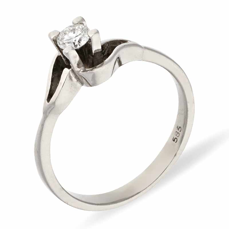 Brillant-Ring Weißgold