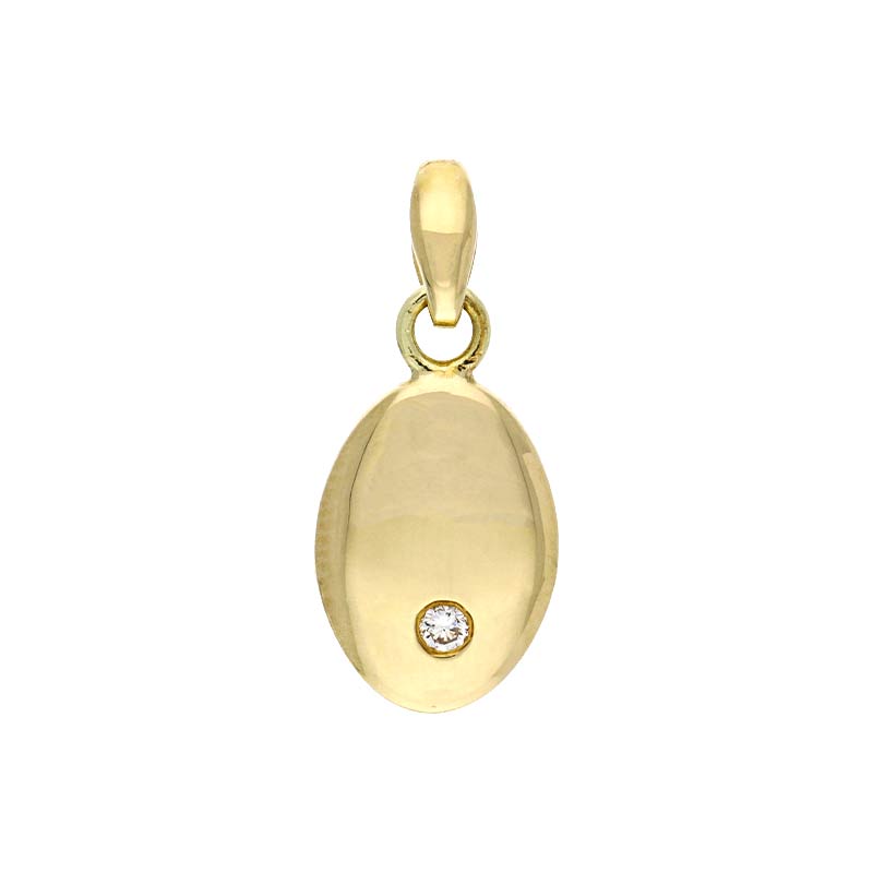 Brillant-Anhänger Gelbgold